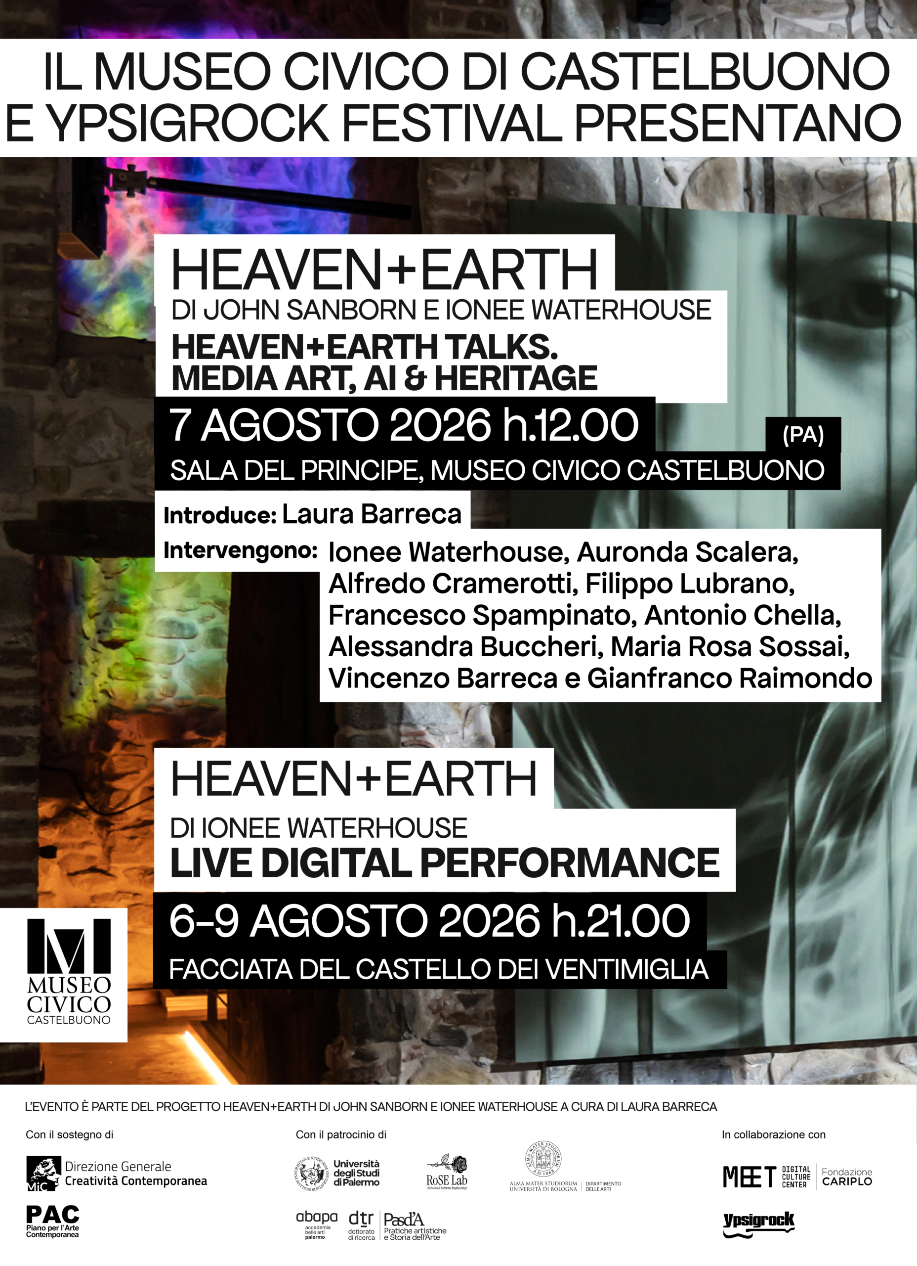 Il Museo Civico di Castelbuono ospita la Conversazione pubblica nell’ambito del progetto Heaven+Earth di John Sanborn e Ionee Waterhouse a cura di Laura Barreca
