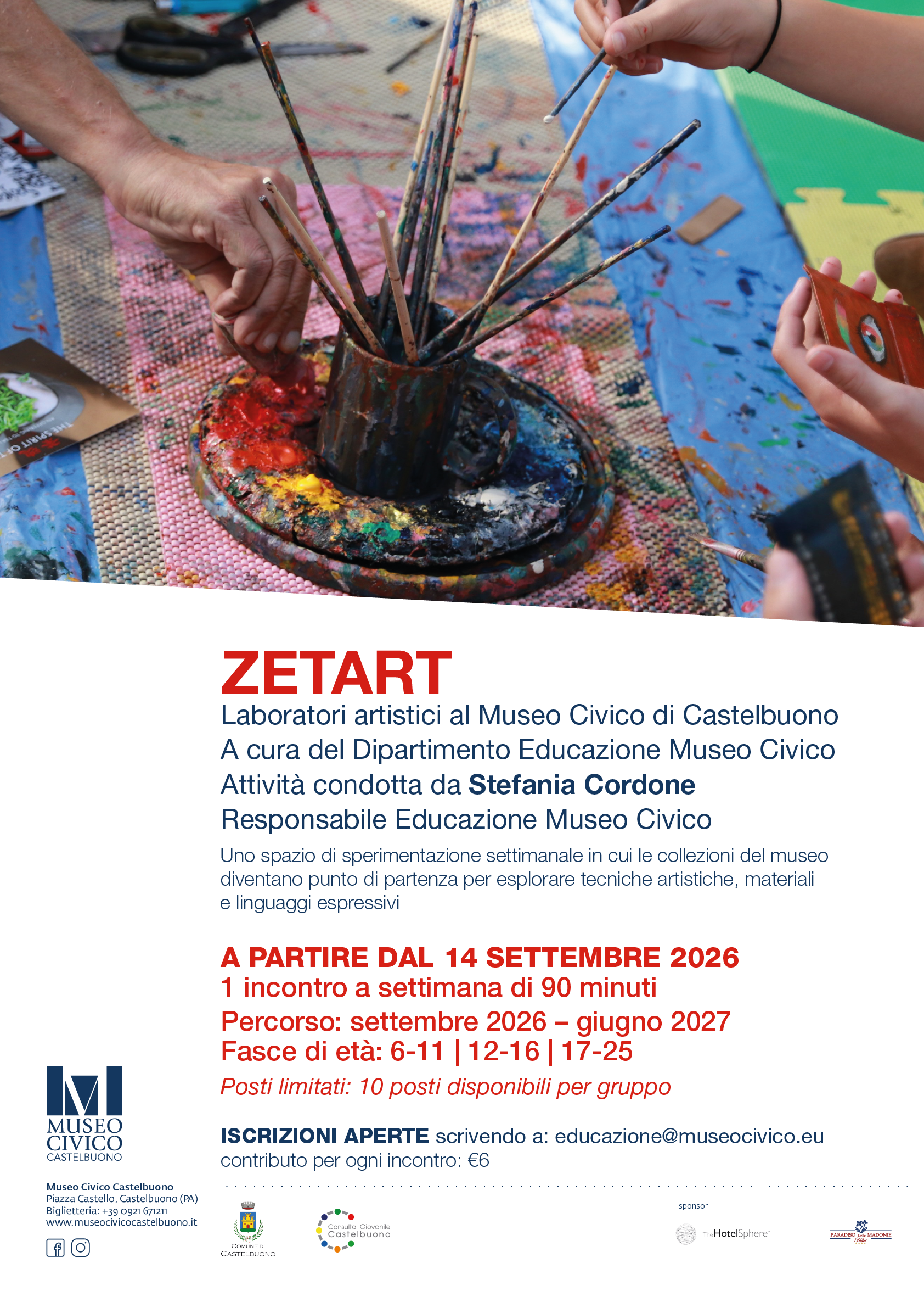 ZETART. Laboratori artistici al Museo Civico di Castelbuono
