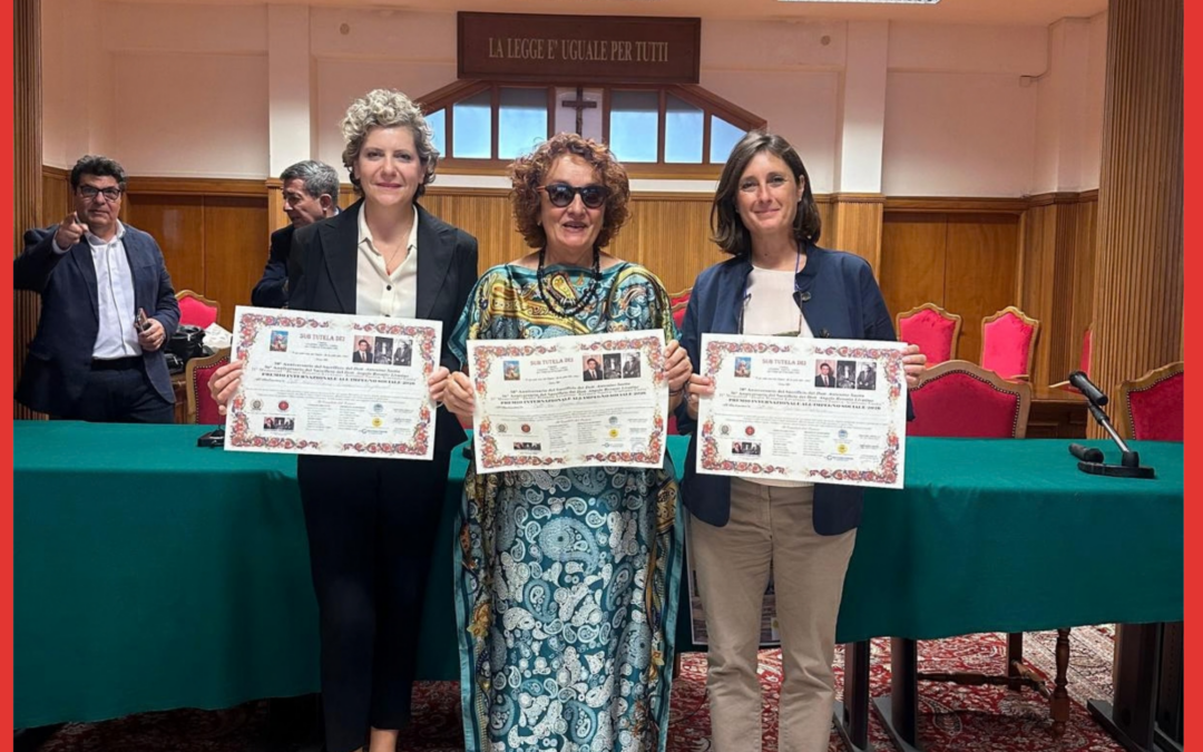 Il progetto MAXIPROCESSO promosso dal Museo Civico di Castelbuono  ha ricevuto oggi il  XXXI Premio Internazionale all’Impegno Sociale 2026 Memorial Rosario Livatino-Antonino Saetta-Gaetano Costa